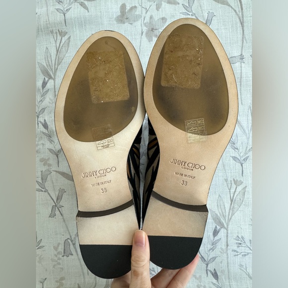 NWOB Jimmy Choo LE Mina Palm Canvas Boots sz 38 - Picture 4 of 5